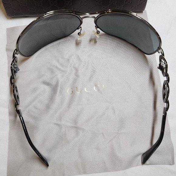 Women's Gucci Black Metal Framed - Picture 9 of 12